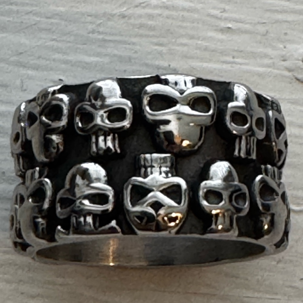 Silver Skull Ring